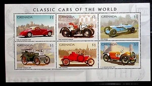 GRENADA Sc 2555 NH MINISHEET OF 1996 - OLD CARS - Sc$5 - (DF25)  - Picture 1 of 1