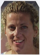 Scarce Trade Card of Sally Gunnell, Atheletics 1997