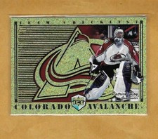 1998-99 Pacific Dynagon Ice Team Checklist #7 Patrick Roy Colorado Avalanche HOF