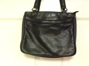 Carlo Anti Handtasche mit Schulterriemen schwarz Leder H7 - Bild 1 von 8