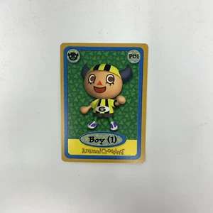 Animal Crossing Boy 1 Villager E-Reader Card P01 Nintendo GBA Series 2 - Picture 1 of 2