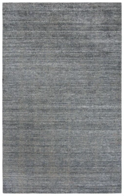 5x8 Rizzy Rugs Blue Wool Durable Monochrome Solid Area Rug GH719A - Aprx 5' x 8' - Image 1 of 4