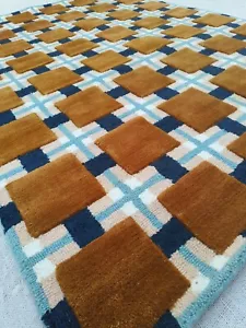 9x12 Evelina Kroon Ochre Rug Handmade 100%Woolen Hand Tufted For Home Decoration - Picture 1 of 22