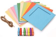 Zink Colorful Square Photo Frames for 2x3 Paper Compatible with Kodak & More