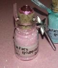  Beautiful Fairy Godmother Magic glitter dust bottle & Wand charm / Godmother