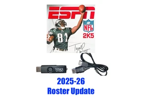 ESPN NFL 2K5 2025-26 Roster Update Original Xbox USB + Cable Adapter 2025 2026 - Picture 1 of 2