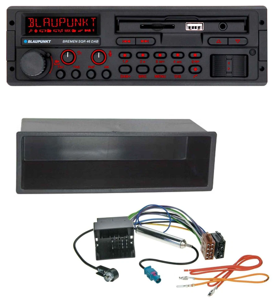 Blaupunkt SD MP3 USB Bluetooth DAB Autoradio für VW Polo, Lupo, Fox, Passat, T5 - Bild 1 von 4