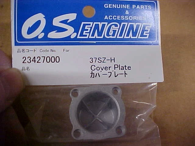 O.S. ENGINES 23427000 = COVER PLATE: O.S. ENGINES 37SZ-H - Image 1 of 1