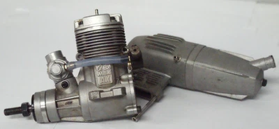 O.S. Max 46 AX 15480 RC Glow Engine With Silencer R/C Motor Boxed UK - Image 1 of 4