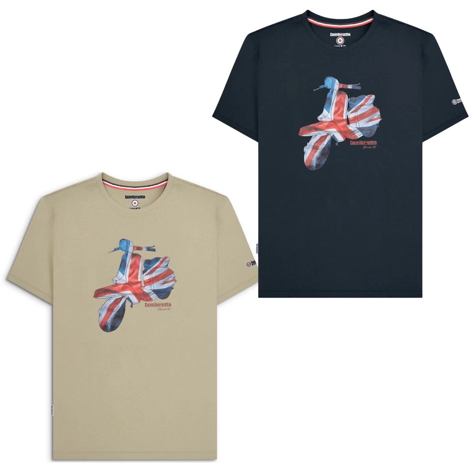 Camiseta de manga corta Lambretta Scooter para hombre Foto 1 de 1