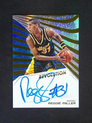 2018–19 Panini Revolution с автографом Реджи Миллера - Изображение 1 из 3