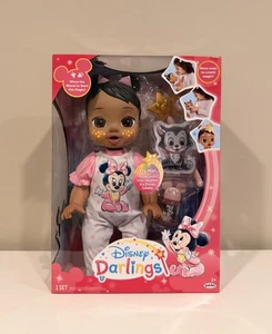 Disney LIEBLINGS Deluxe interaktive 13" MINNIE MOUSE BABY PUPPE BRAUNE HAARE & AUGEN - Bild 1 von 6