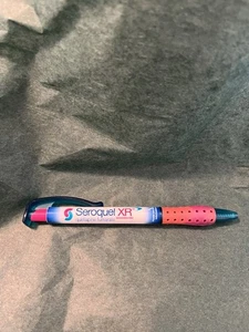 Seroquel XR Ball Point Push Pen Rare Retired - Picture 1 of 6