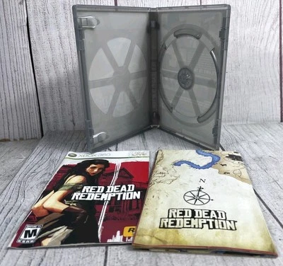 NO DISC - Red Dead Redemption Platinum Hits Edition - Xbox 360 w/ Map + Manual - Image 1 of 3