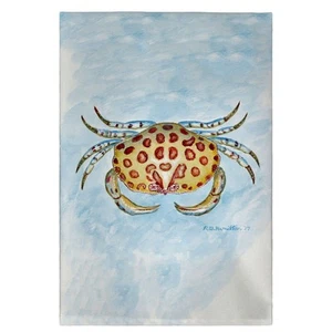 Betsy Drake Calico Crab Guest Towel - Picture 1 of 1