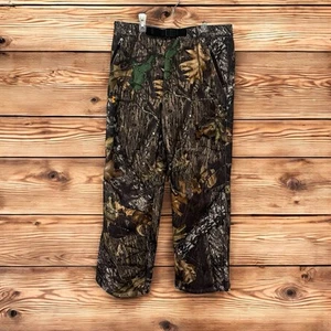 Mens Under Armour Mossy Oak Break Up Camo Sherpa Lined Hunting Pants Med 34x31 - Picture 1 of 12