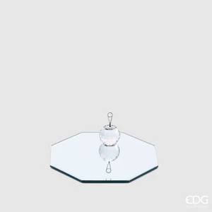 EDG Enzo De Gasperi Base Espejo Octagonal D 20 Cm Vidrio S - Imagen 1 de 2