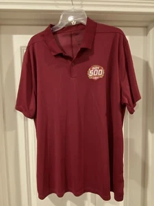 Nike Dri Fit Herren XL 2022 Indianapolis 500 Golf Poloshirt weinrot lila gebraucht, in einwandfreiem Zustand - Bild 1 von 7