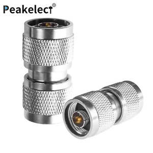 N Type Male to Male Adapter RF Coaxial Connector for CB Ham Radio Antenna - Picture 1 of 5