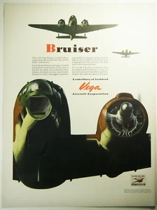 Anuncio impreso de revista Lockheed Aircraft Lg 1943 de colección: bombardero Vega Ventura de la Segunda Guerra Mundial - Imagen 1 de 1