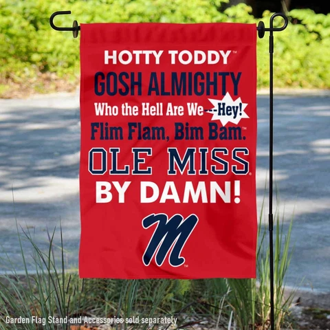 Ole Miss Hotty Toddy Garden Flag and Yard Banner Cover