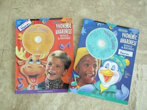 Lot, 2 Phonemic Awareness books and CD's, Fall and Winter, PK-2 - Picture 1 of 1