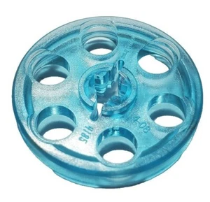 Lego Part 4185 2786 Technic Cuneo Cinghia Ruota Puleggia Traslucida Blu Chiaro - Foto 1 di 3