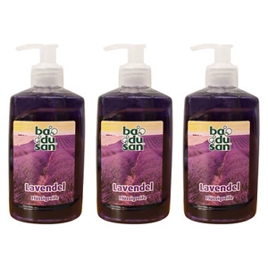 3er Pack Badusan Flüssigseife Lavendel 3 x 300 ml Handseife flüssige Seife - Bild 1 von 2