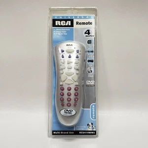 RCA Universal Remote Control 4 Device DVD VCR TV Cable RCU410MWS - Picture 1 of 8