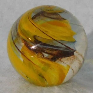 Mármol hecho a mano contemporáneo Andy Davis, 1 7/8" de diámetro, #9159A - Imagen 1 de 11