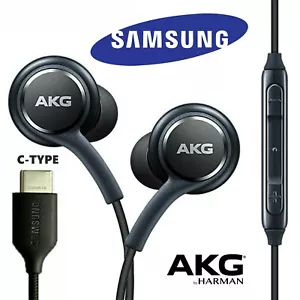 AKG Samsung S23 S22 Ultra S21 FE S20 Ultra Type C Headphones Earphones Earbuds - Picture 1 of 12