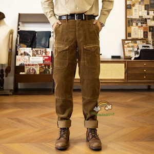 Pantalones de trabajo de pana pesada vintage otoño/invierno Red Tornado para hombre - Imagen 1 de 18