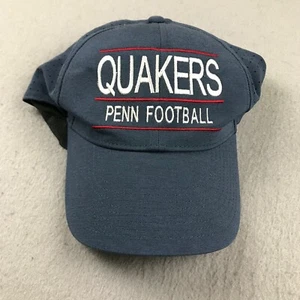 Nike Penn Quakers Football Cap Adult One Size Blue Dri Fit Hat Adjustable Strap - Picture 1 of 7