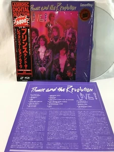Prince and the Revolution Live JAPAN Laserdisc LD SM048-3254 Purple Rain w / OBI - Picture 1 of 12