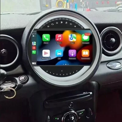 9" For 2007-2014 BMW Mini Cooper R56 R60 Apple Carplay Radio Android 13 GPS AHD Foto 1 de 4