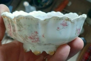 HAVILAND & CO LIMOGES MADE FOR CHAS MAYER INDIANAPOLIS INDIANA FLORAL DISH NICE! - Picture 1 of 4