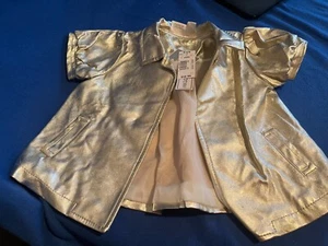 New Toddler Girl s Koala Kids METALLIC DENIM Jacket Sz 36 Mon/3T—VERY PRETTY!! - Picture 1 of 3