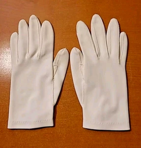 Vintage Van Raalie Ladies Dress Gloves White Small - Picture 1 of 10
