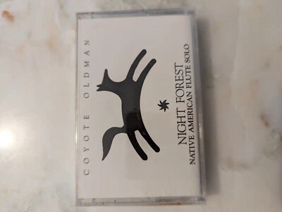 Coyote Oldman Night Forest Tape Native American Flute Solo AUDIO CASSETTE (New!) - Image 1 of 3