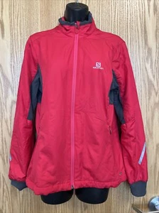 Salomon Softshell Jacket Women's Medium Camping Hiking Casual Warm Soft Shell - Picture 1 of 3