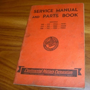 Continental Motors 21R 32R P80A PR428 Engine Parts Catalog & Service Manual xz - Picture 1 of 1