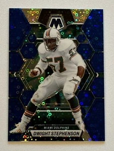 Dwight Stephenson 2023 Panini Mosaic No Huddle Blue Disco /75 MIAMI DOLPHINS - Picture 1 of 2