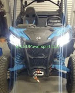 Can am Maverick Sport Max 1000R 2019 kit de actualización de faros LED Plug & Play - Imagen 1 de 6