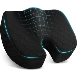 Cuscino Sedile per Ufficio Auto Antiscivolo Coccige Coccige Antidolorifico Sedia Pad - Foto 1 di 7