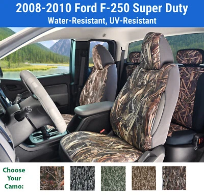 Fundas de asiento camufladas para Ford F-250 Super Duty 2008-2010 Foto 1 de 4