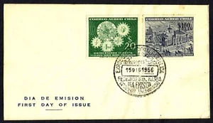 CHILE, SANTA MARÍA UNIVERSITY, FDC, HARD TO FIND, YEAR 1956, PRISTINE - Picture 1 of 1