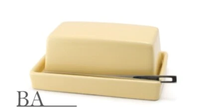 ZERO JAPAN Butter dish with knife Banana BYK-12 BA 145 x 90 x 60 mm 650g  - Image 1 of 4