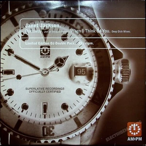 JANET JACKSON RUNAWAY/WHEN I THINK OF YOU LTD. ED. DJ DOUBLE PK 12" VINYL RECORD - Picture 1 of 6