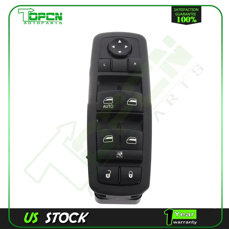 Interruptor de ventana eléctrico del lado del conductor delantero para Dodge Journey 2,4 L 3,6 L 2011-2019 Foto 1 de 4