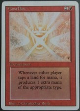 Top Mana Flare/manasegen - 3th Edition Revised-English (Fine -) * RARE *